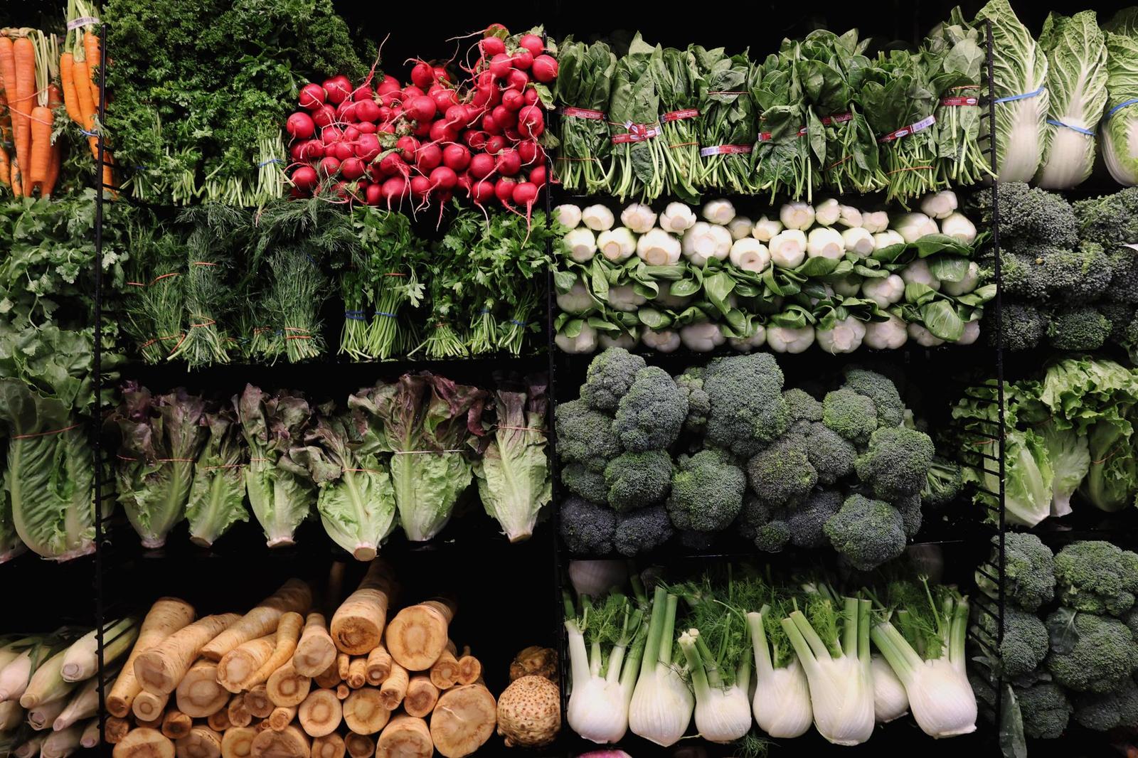 Fresh Produce Display at Local Market